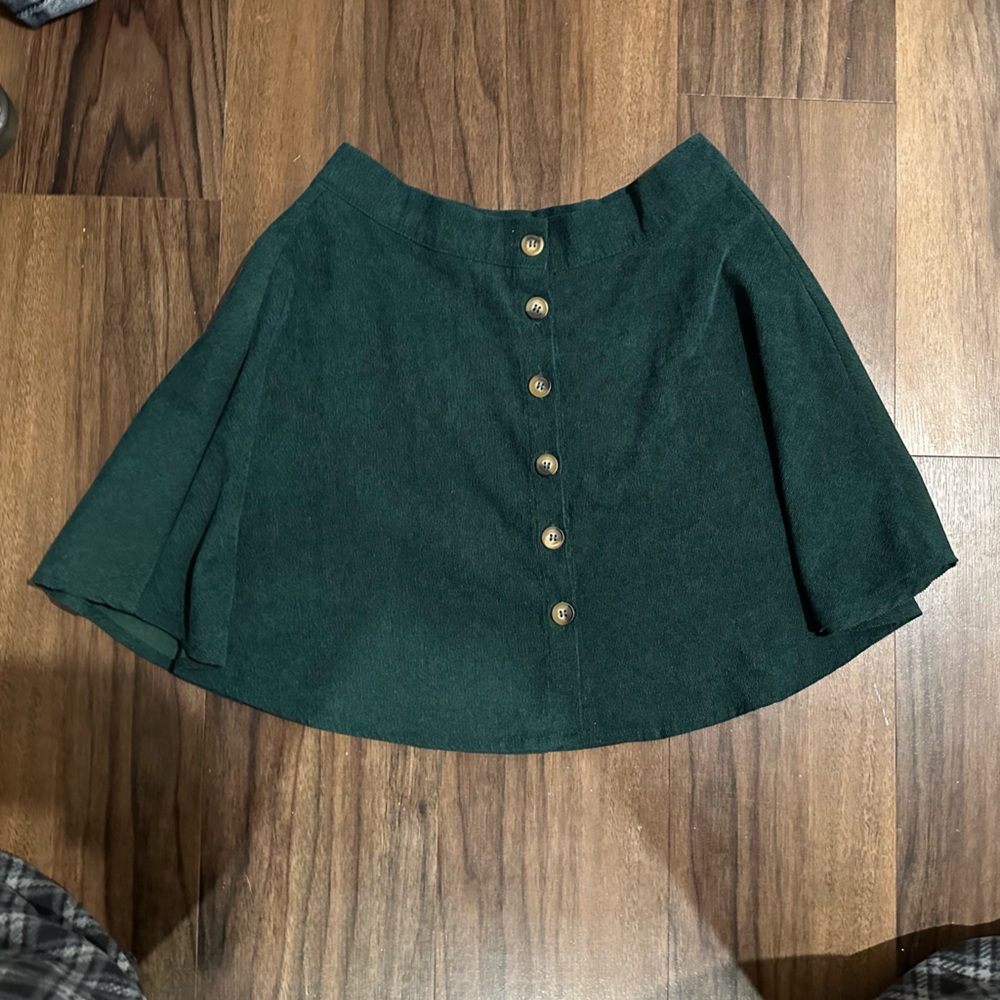 Green skirt
